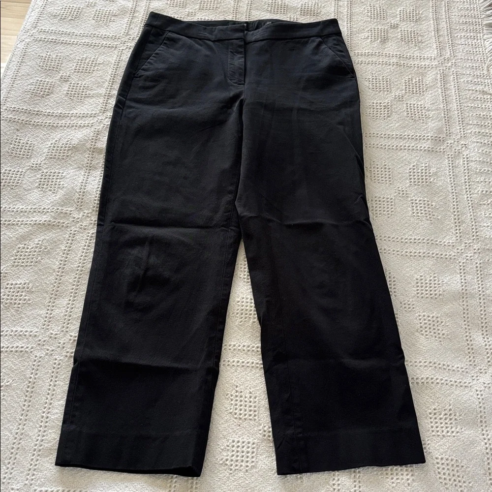 Lot (2) J. Crew Women’s Black Career Wear Work Wear Business‎ Pants Size 10